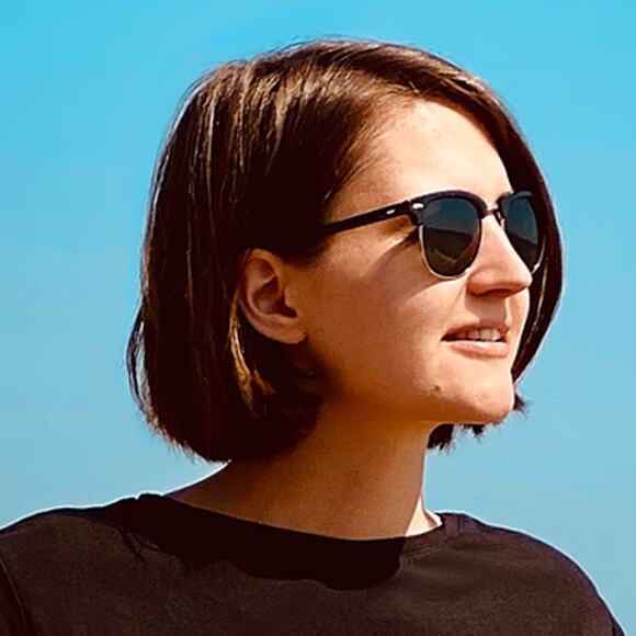 Upcycled Hand Printed Ukraine Flag Slava Ukraini Artist Fundraiser Crossbody Bag - Picture 6 of 6